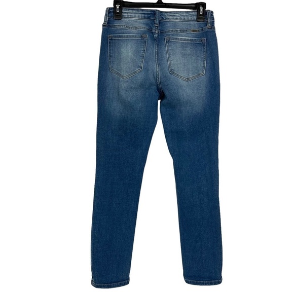 KANCAN Junior Women’s Blue Jeans Sz 5/26 Distressed Ripped & Torn Stretch - Picture 3 of 13